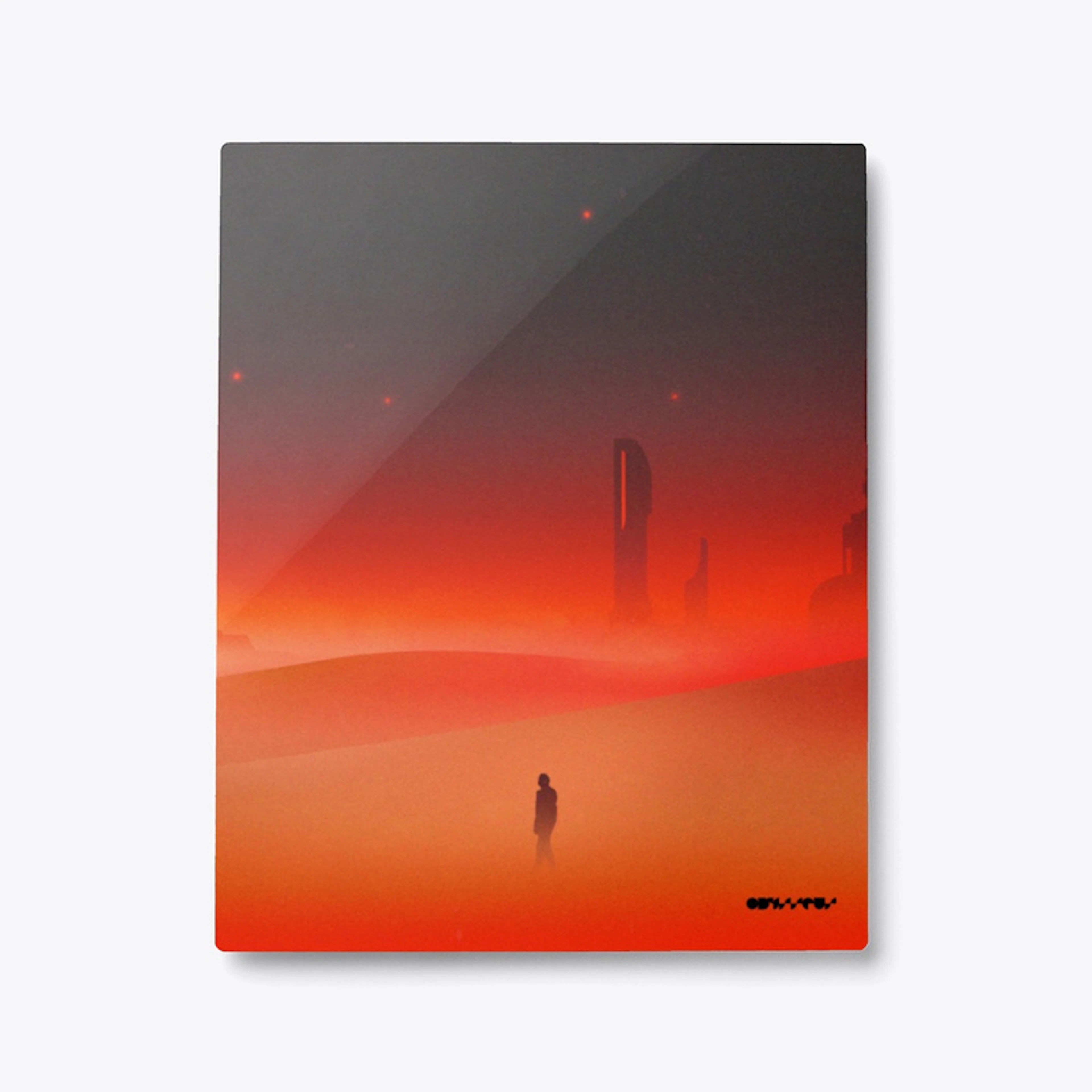 Dune [Metal Print+Wood Frame] 
